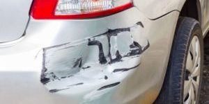 damage bumper on a car in iowa